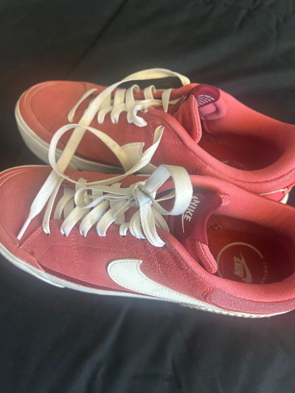 Nike Court Legacy Suede Sneakers in Red (size 9)